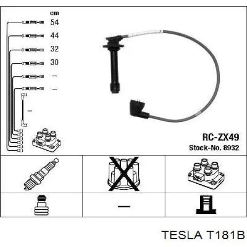 Fios de alta voltagem, kit Tesla T181B preço, a partir de 19,48 USD