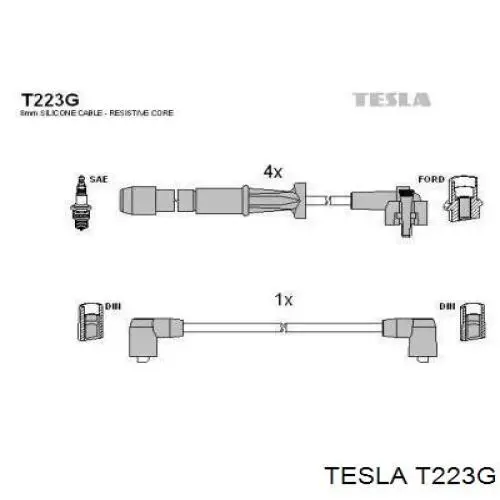 Fios de alta voltagem, kit Tesla T223G preço, a partir de 34,92 USD