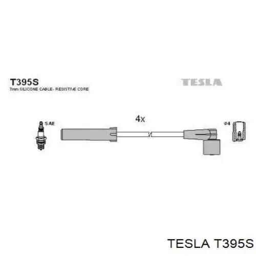 Fios de alta voltagem, kit Tesla T395S preço, a partir de 24,13 USD