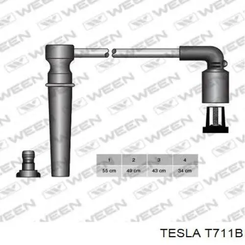 Fios de alta voltagem, kit Tesla T711B preço, a partir de 26,98 USD