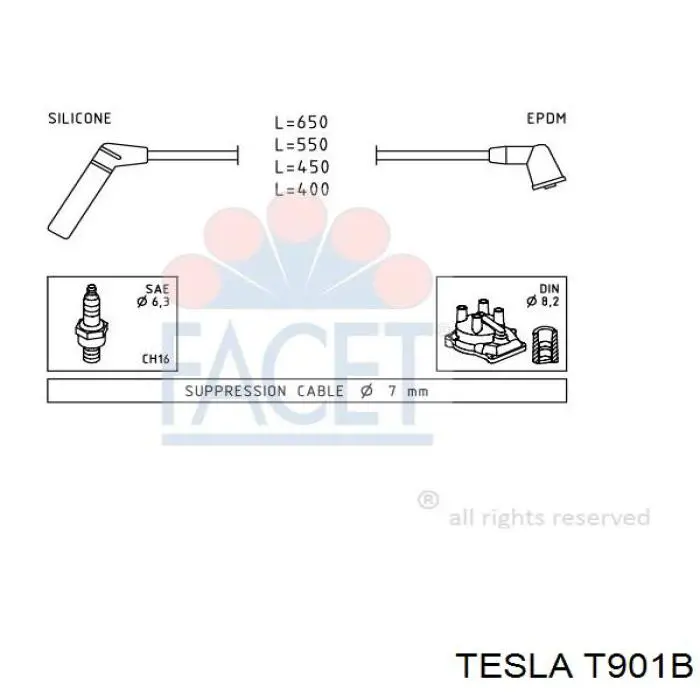 Fios de alta voltagem, kit Tesla T901B preço, a partir de 43,44 USD