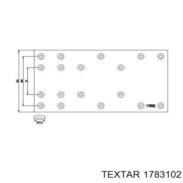 5001823215 Renault (RVI) Placa sobreposta do freio traseira (TRUCK)