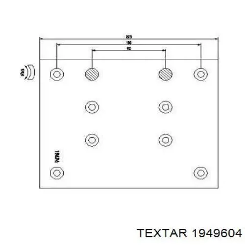 Compre 172083 Febi Placa sobreposta do freio traseira (TRUCK)