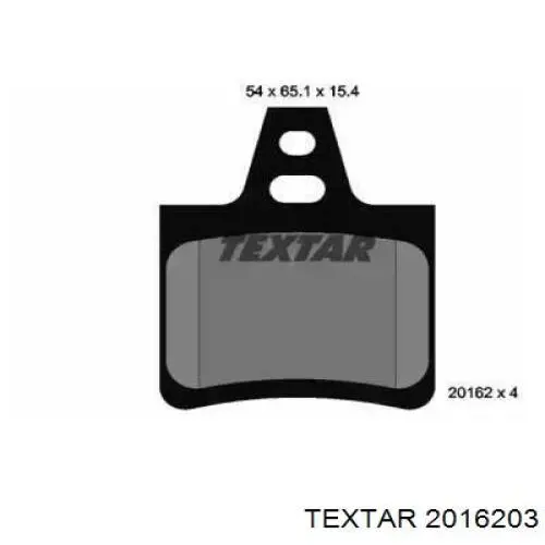 Sapatas do freio traseiras de disco Textar 2016203 preço, a partir de 18,38 USD