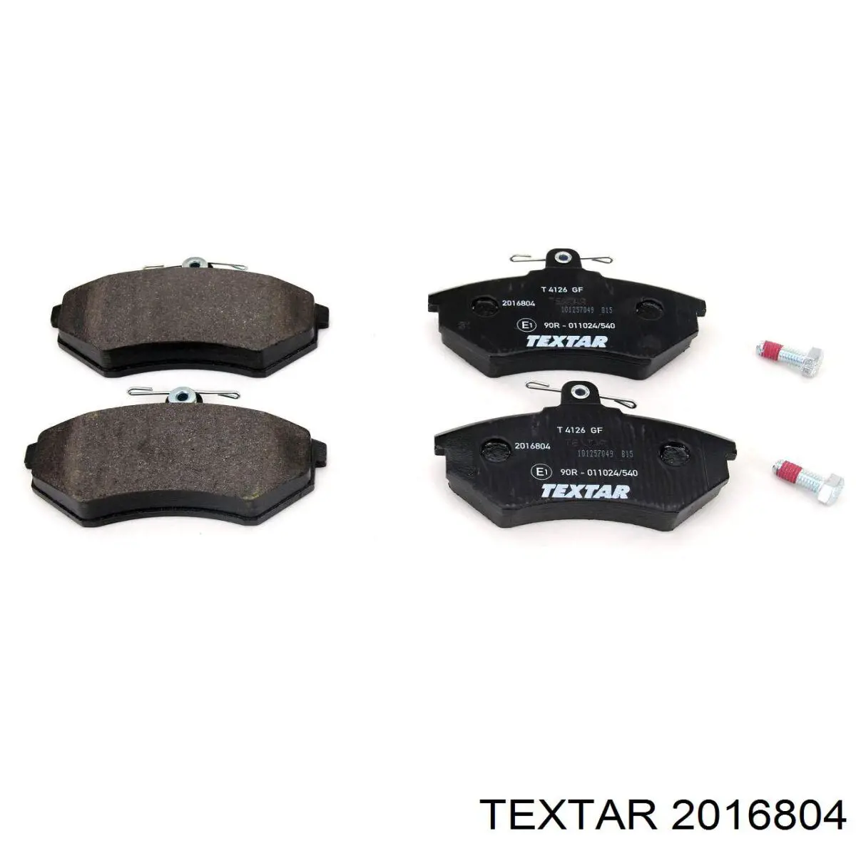 Compre 2016804 Textar Sapatas do freio dianteiras de disco