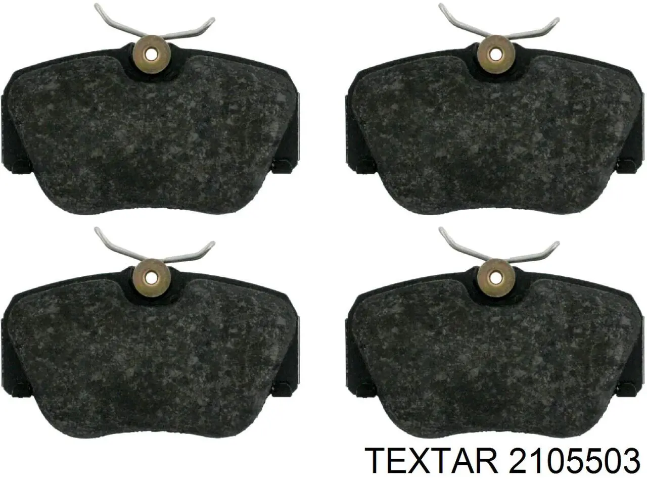 Compre 2105503 Textar Sapatas do freio dianteiras de disco