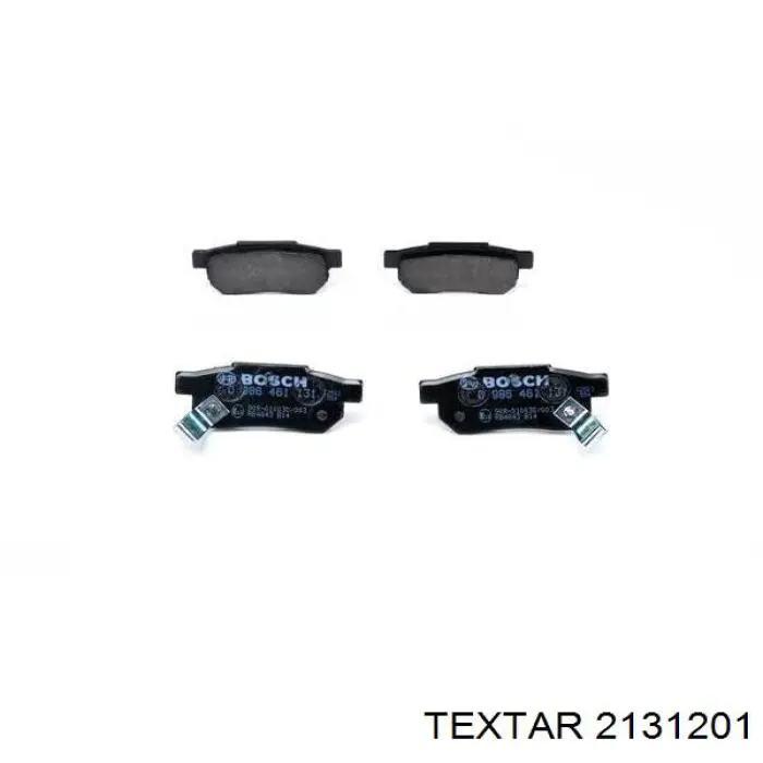 Compre 2131201 Textar Sapatas do freio traseiras de disco