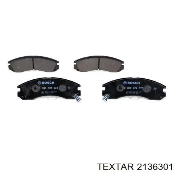 Compre 2136301 Textar Sapatas do freio dianteiras de disco
