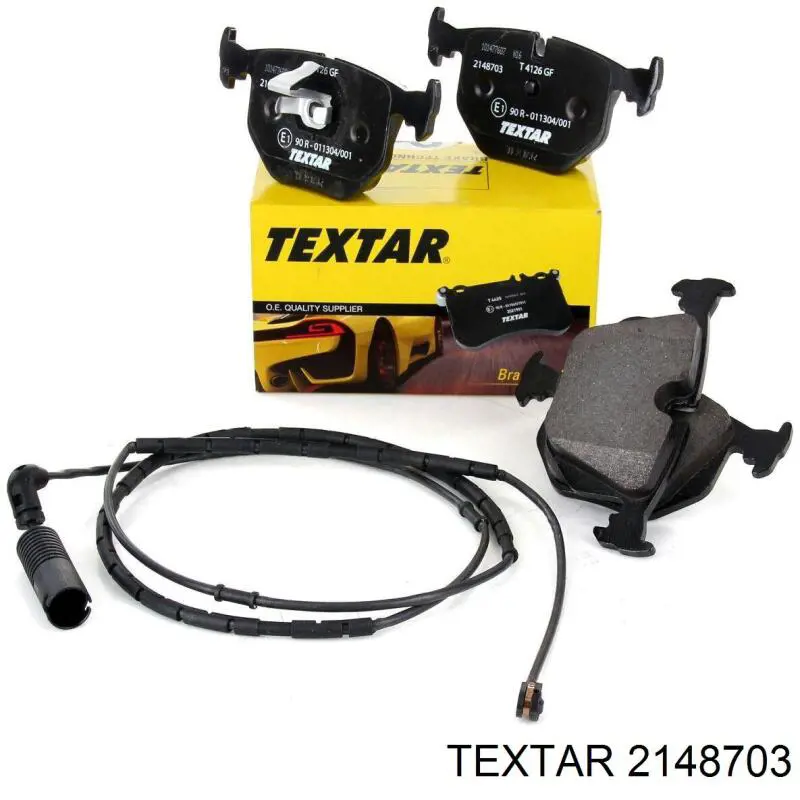 Compre 2148703 Textar Sapatas do freio traseiras de disco