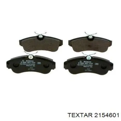 Compre 2154601 Textar Sapatas do freio dianteiras de disco