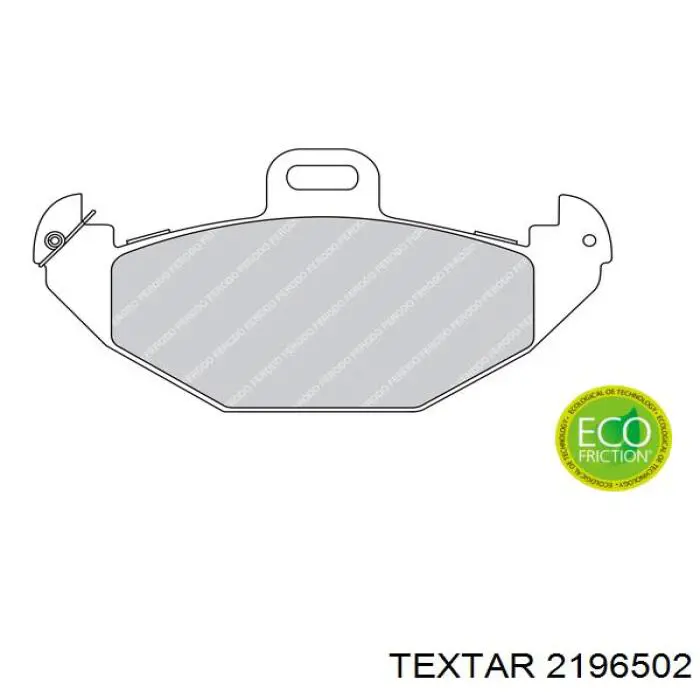 Compre 2196502 Textar Sapatas do freio traseiras de disco