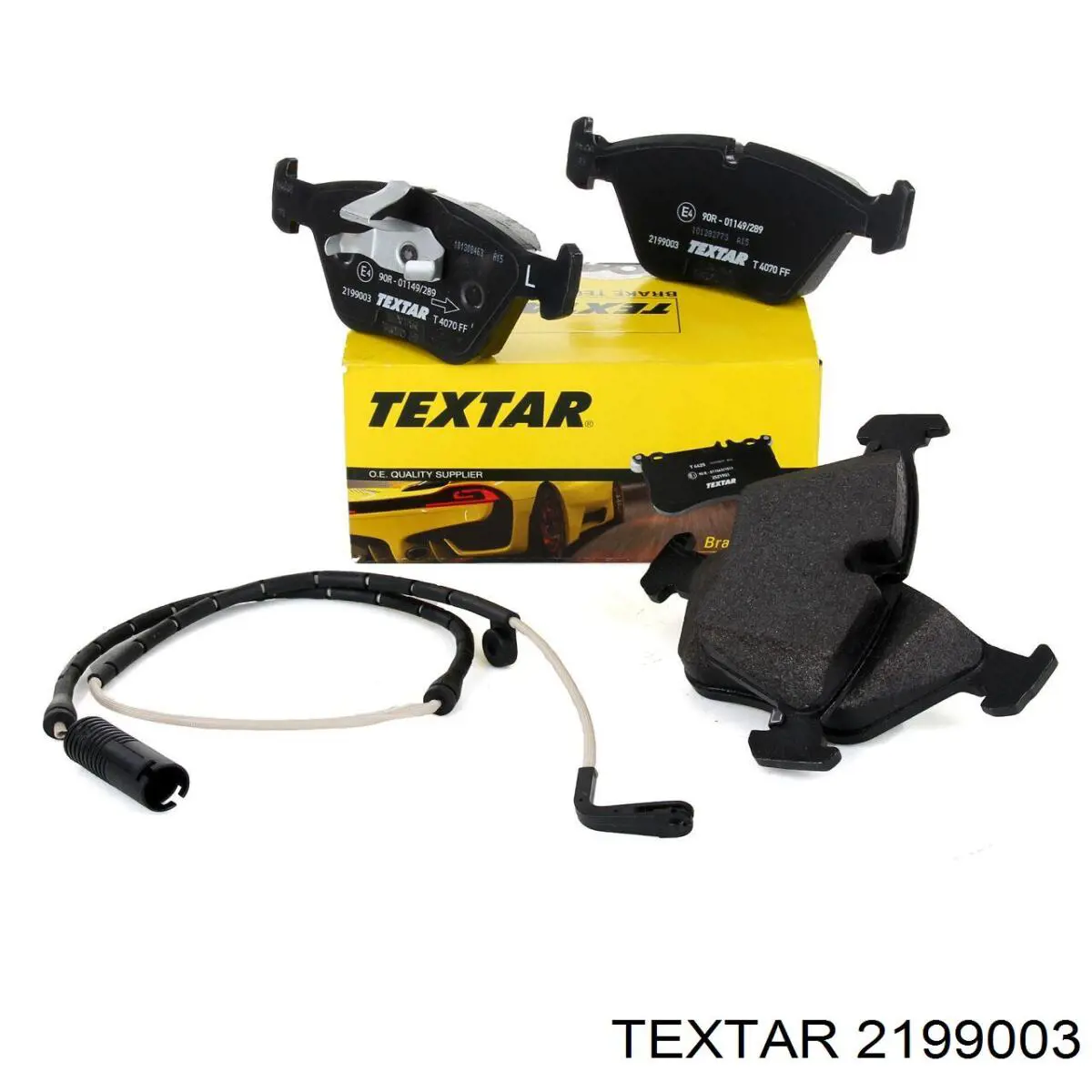 Compre 2199003 Textar Sapatas do freio dianteiras de disco