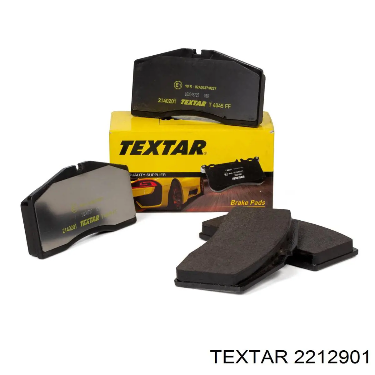 2212901 Textar Sapatas do freio traseiras de disco