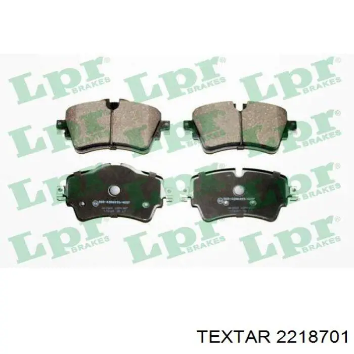 Sapatas do freio dianteiras de disco Textar 2218701 preço, a partir de 52,67 USD