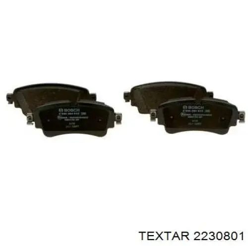 Compre 2230801 Textar Sapatas do freio traseiras de disco