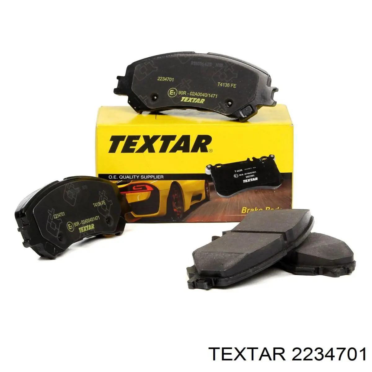 2234701 Textar Sapatas do freio dianteiras de disco
