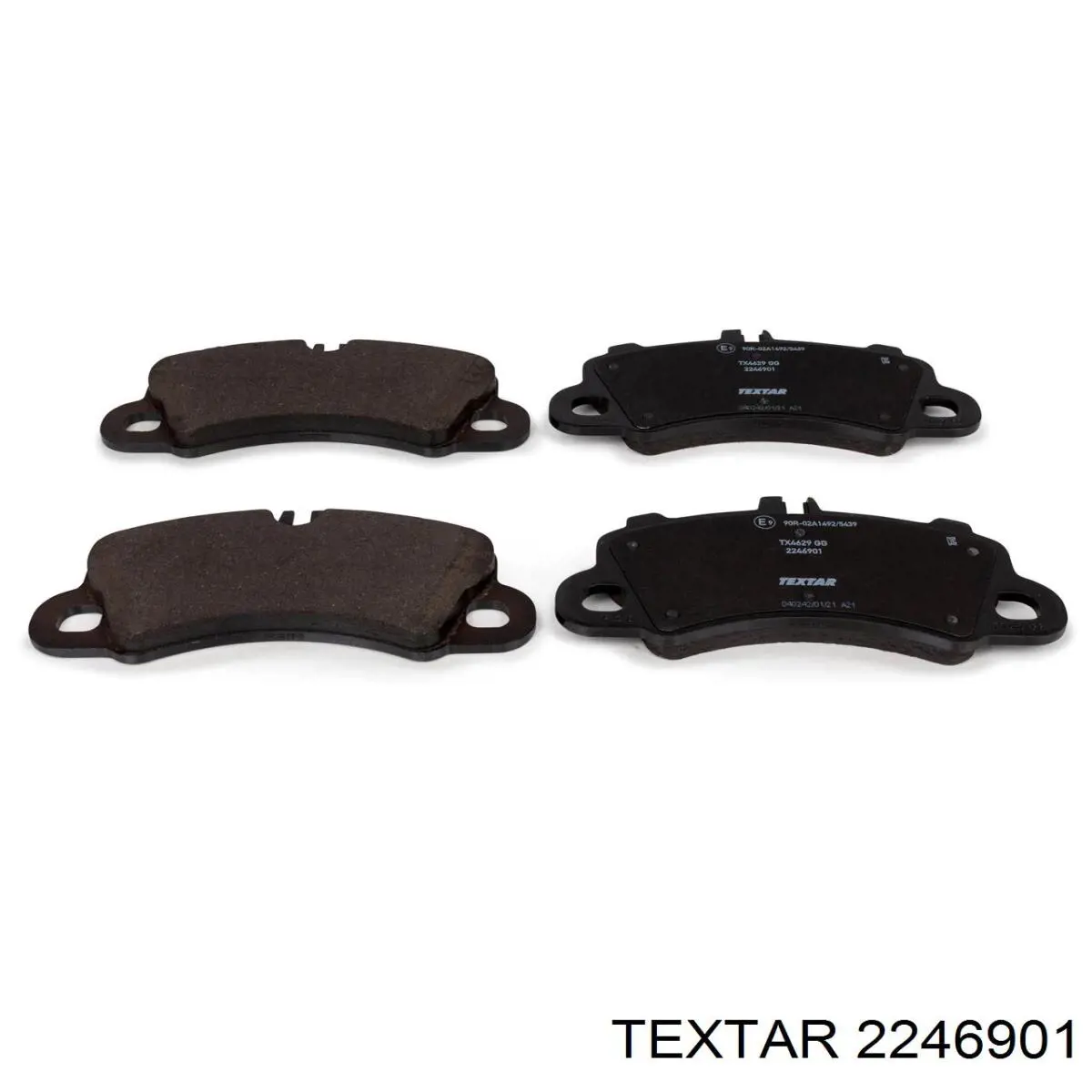 Sapatas do freio dianteiras de disco Textar 2246901 preço, a partir de 108,54 USD