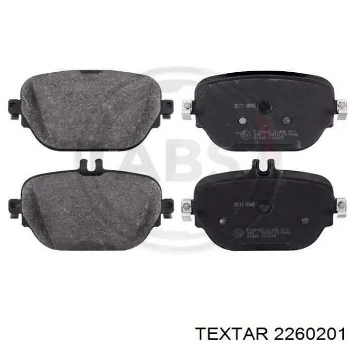 Compre A0004206500 Mercedes Sapatas do freio traseiras de disco