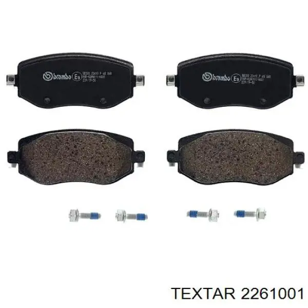 Sapatas do freio dianteiras de disco Textar 2261001 preço, a partir de 33,40 USD