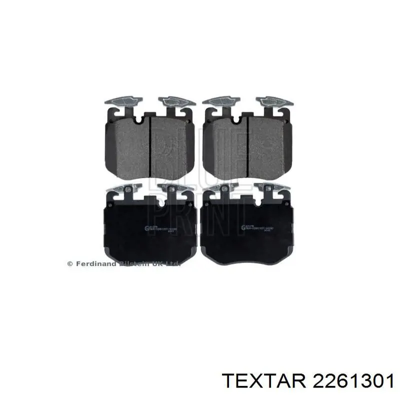 Sapatas do freio traseiras de disco Textar 2261301 preço, a partir de 45,67 USD