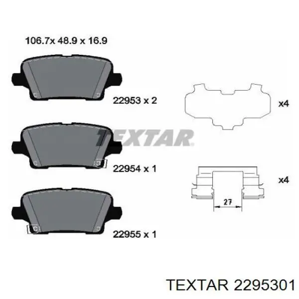 Compre 13517694 General Motors Sapatas do freio traseiras de disco