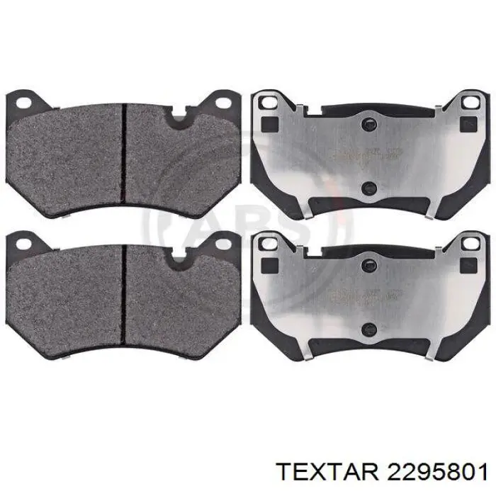 2295801 Textar Sapatas do freio dianteiras de disco