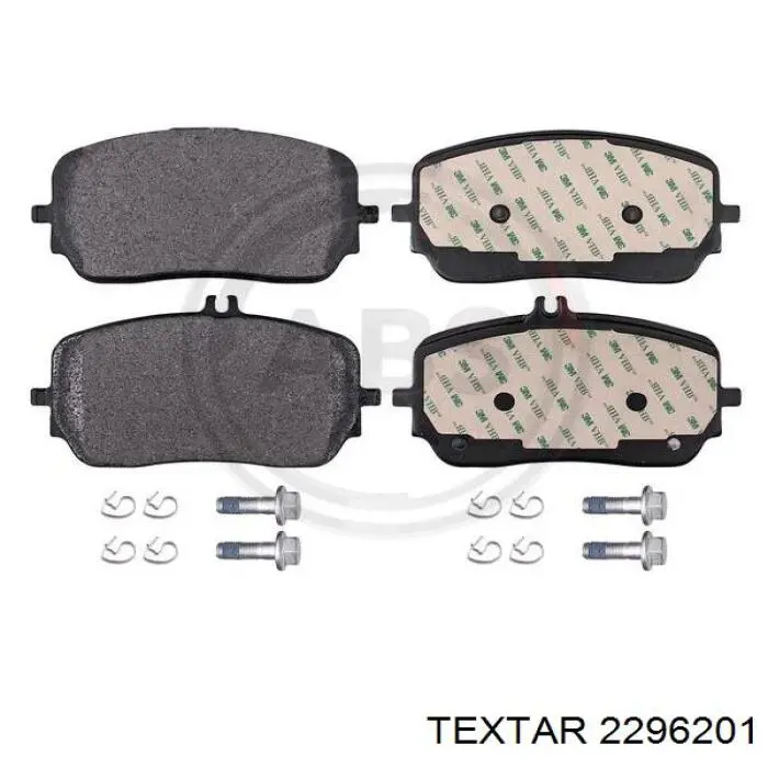 2296201 Textar Sapatas do freio dianteiras de disco