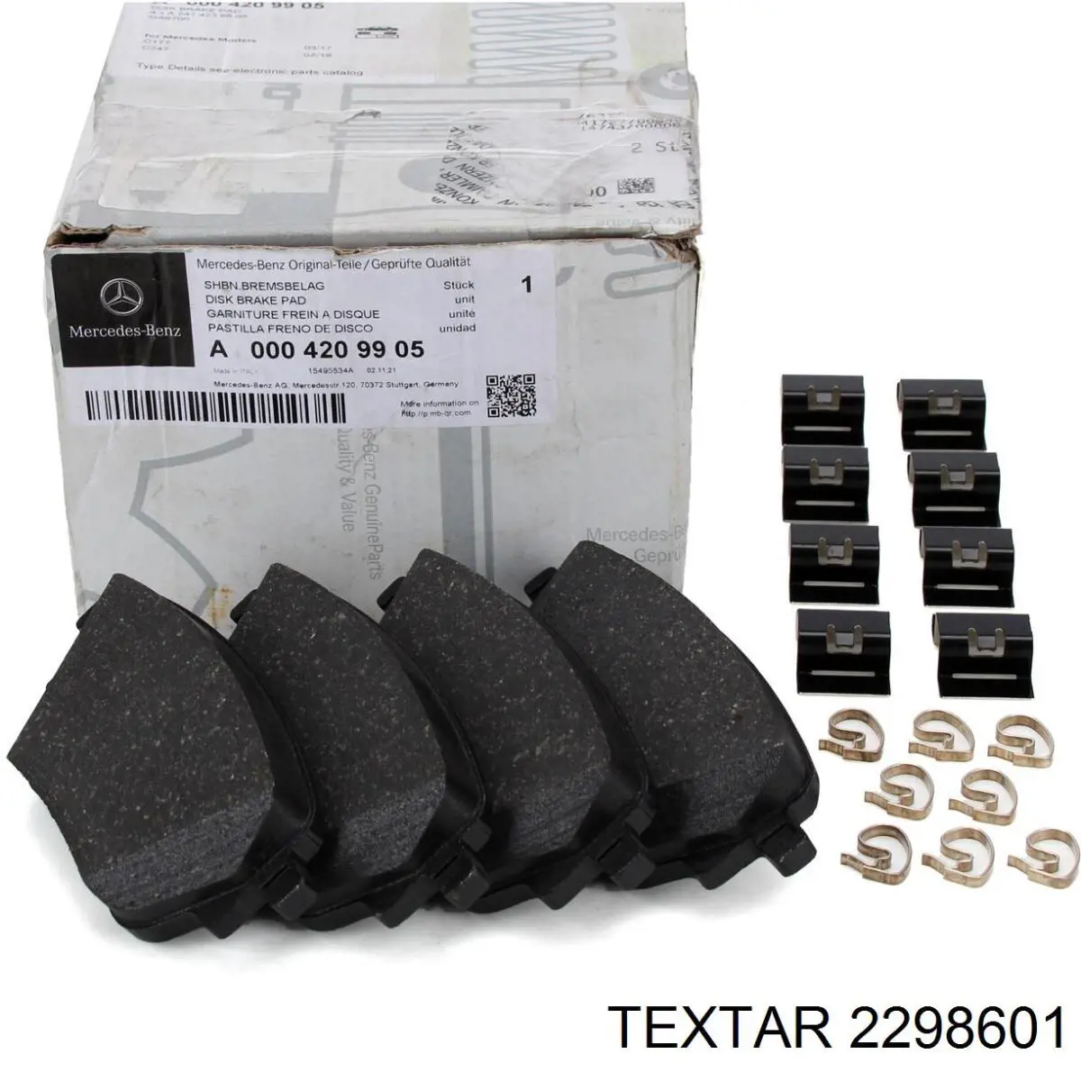 Sapatas do freio traseiras de disco Textar 2298601 preço, a partir de 36,80 USD
