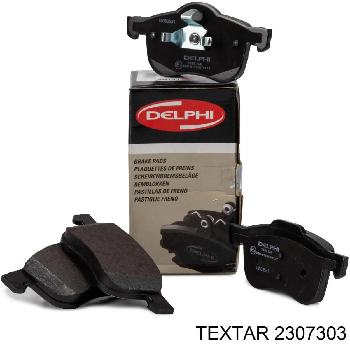 Compre 2307303 Textar Sapatas do freio dianteiras de disco