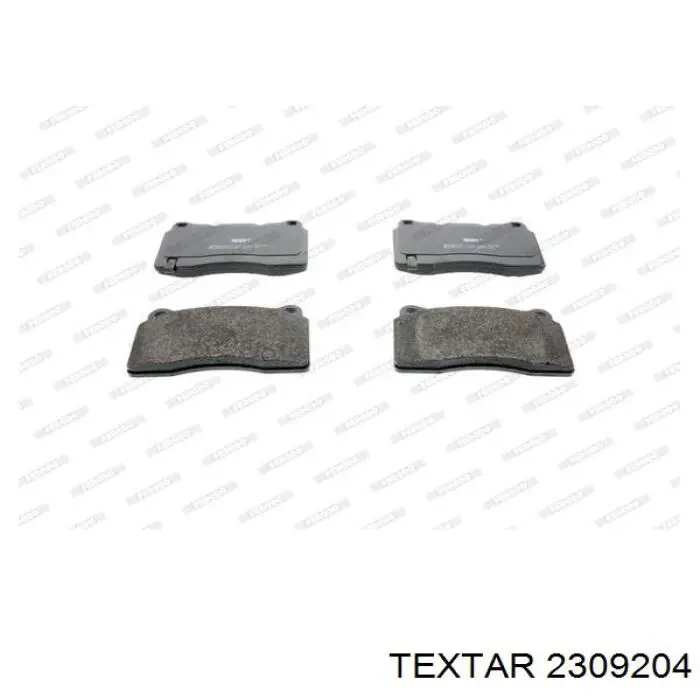 Compre 2309204 Textar Sapatas do freio dianteiras de disco