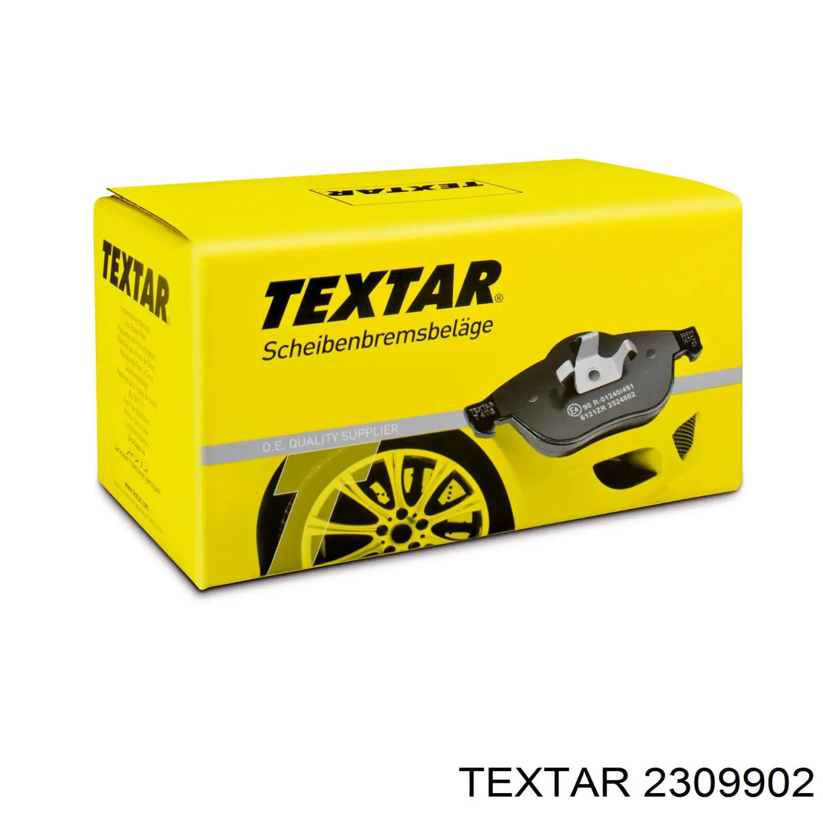 Compre 2309902 Textar Sapatas do freio dianteiras de disco