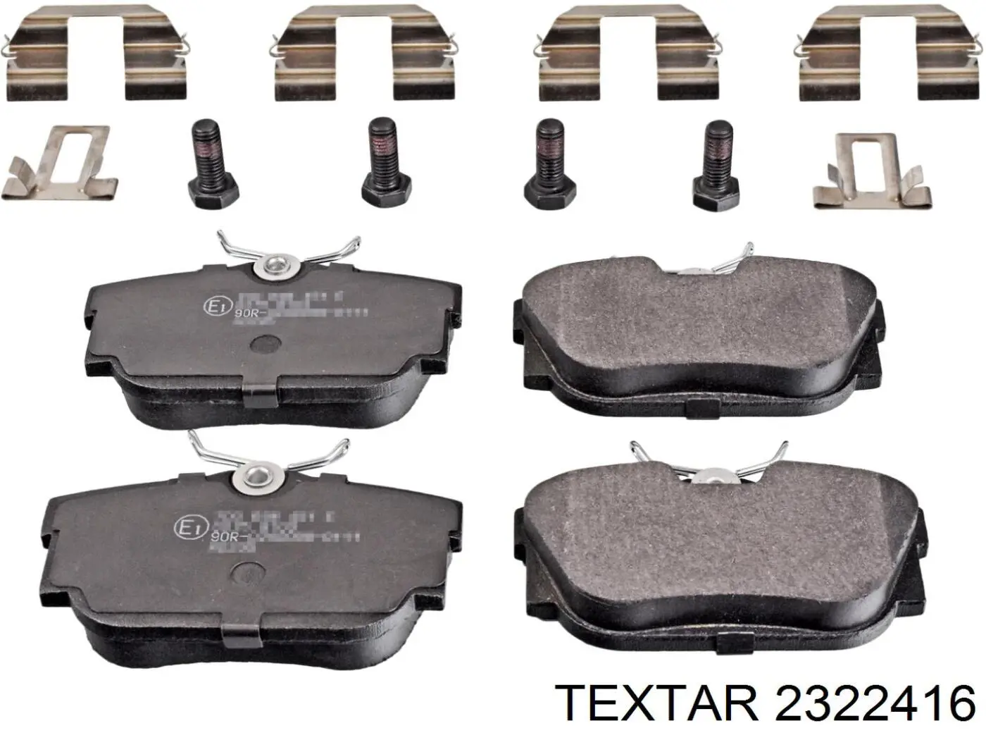 Compre 2322416 Textar Sapatas do freio traseiras de disco