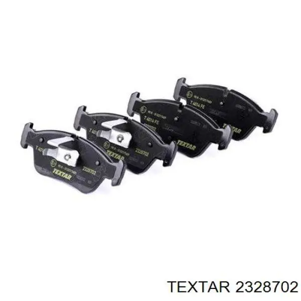 Compre 2328702 Textar Sapatas do freio dianteiras de disco