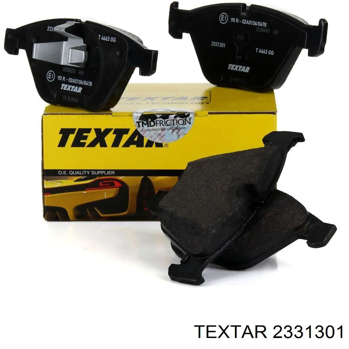 Compre 2331301 Textar Sapatas do freio dianteiras de disco
