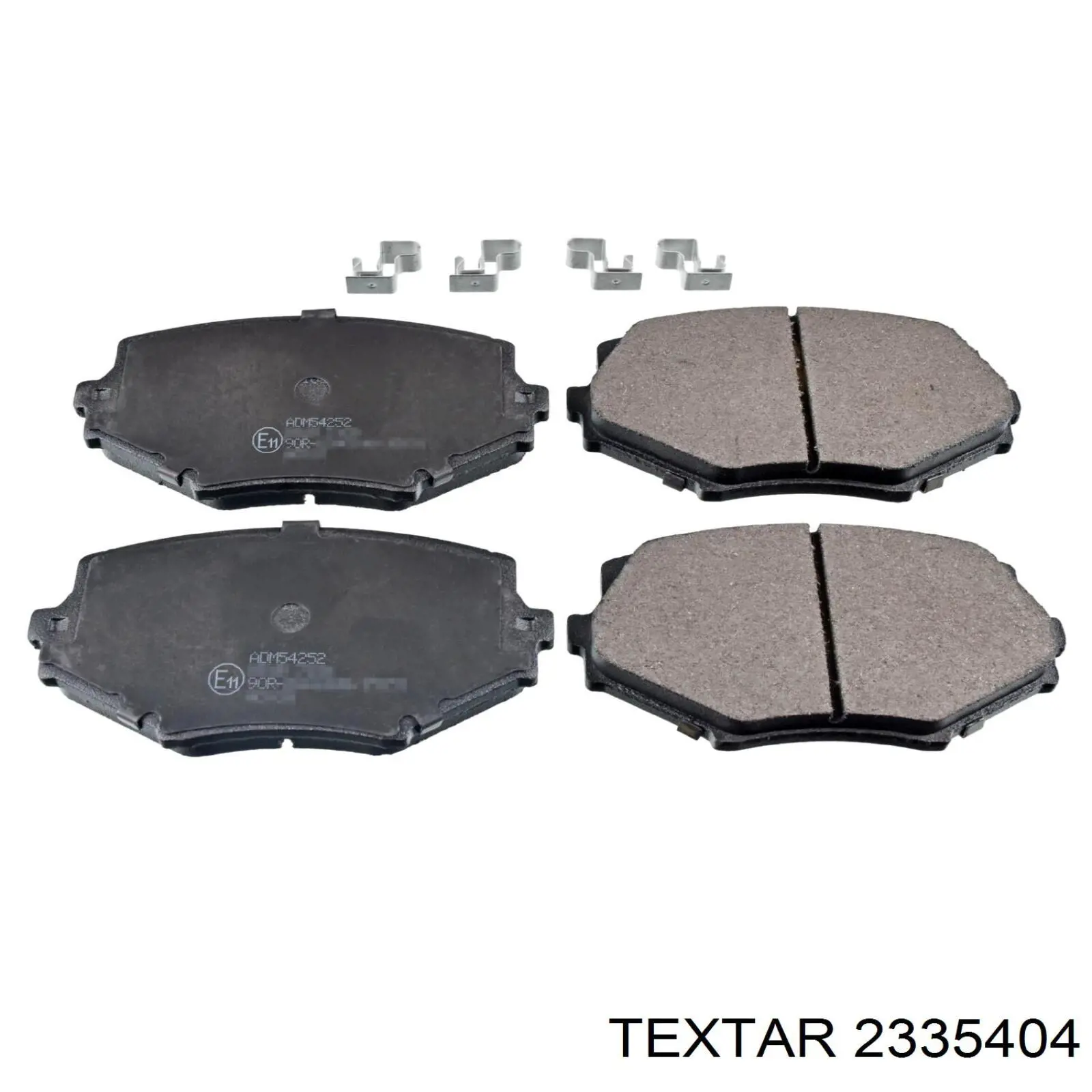 Compre 2335404 Textar Sapatas do freio dianteiras de disco
