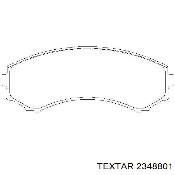 Compre 2348801 Textar Sapatas do freio dianteiras de disco