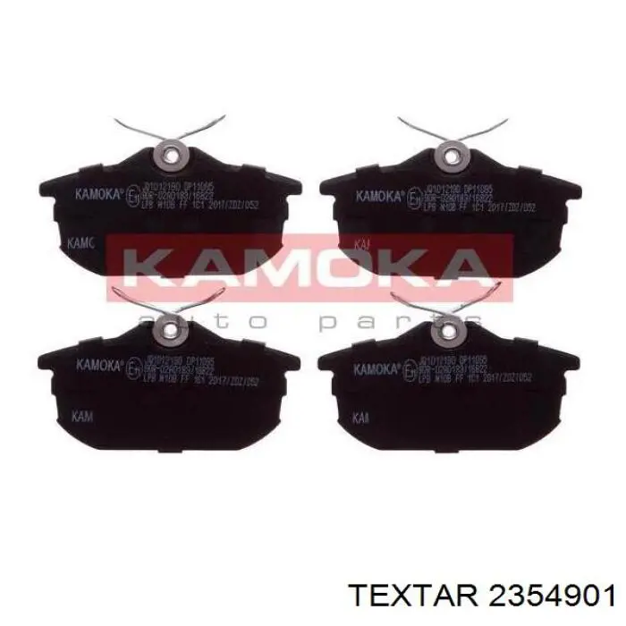 Compre 2354901 Textar Sapatas do freio traseiras de disco