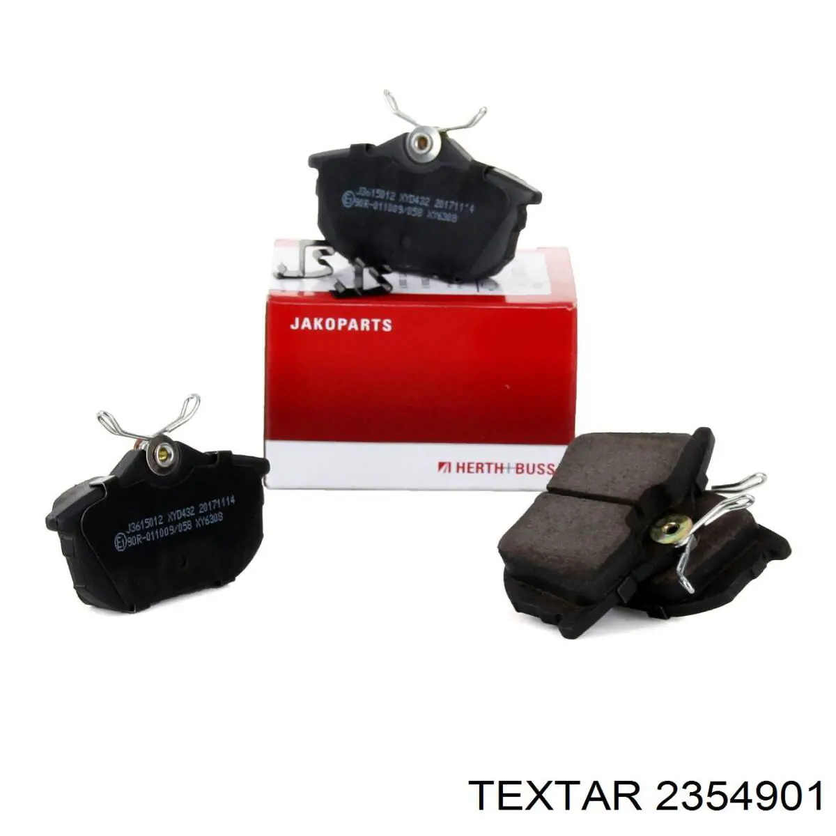 Sapatas do freio traseiras de disco Textar 2354901 preço, a partir de 25,08 USD
