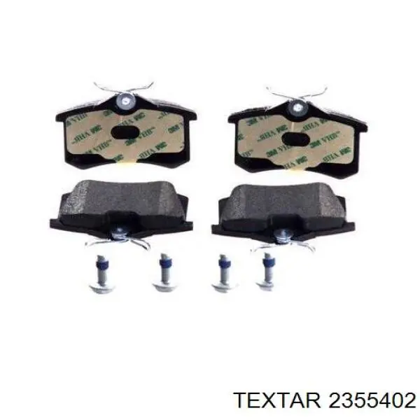 Compre 2355402 Textar Sapatas do freio traseiras de disco