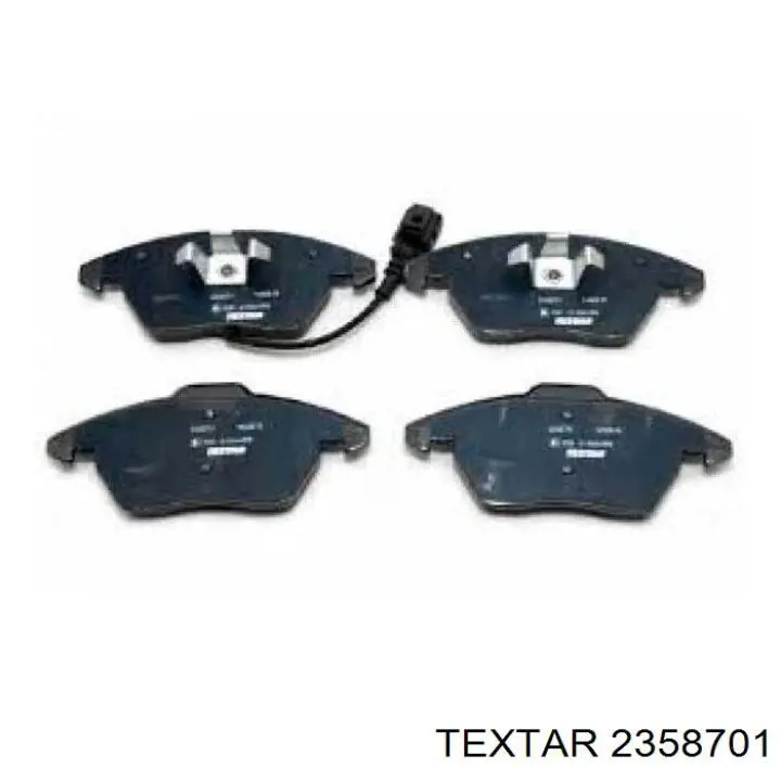 Compre 2358701 Textar Sapatas do freio dianteiras de disco
