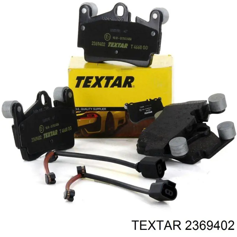 Compre 2369402 Textar Sapatas do freio traseiras de disco