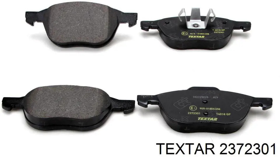 Compre 2372301 Textar Sapatas do freio dianteiras de disco