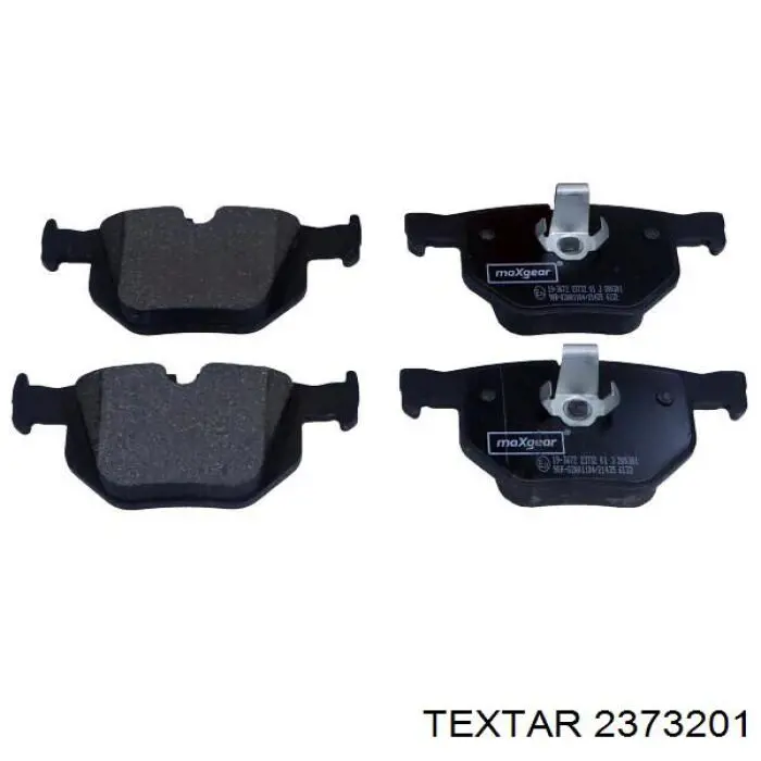 Compre 2373201 Textar Sapatas do freio traseiras de disco