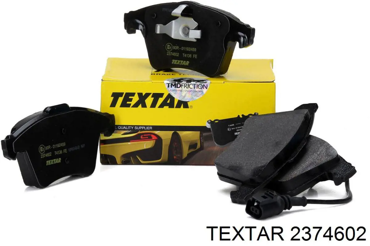 Compre 2374602 Textar Sapatas do freio dianteiras de disco