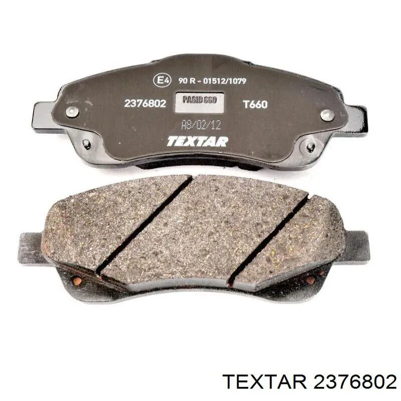 Compre 2376802 Textar Sapatas do freio dianteiras de disco