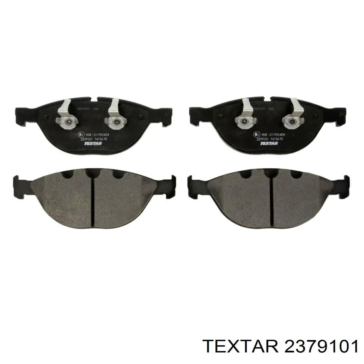 Compre 2379101 Textar Sapatas do freio dianteiras de disco