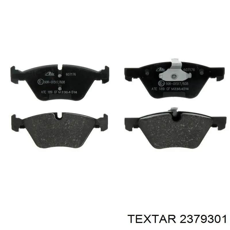 Compre 2379301 Textar Sapatas do freio dianteiras de disco