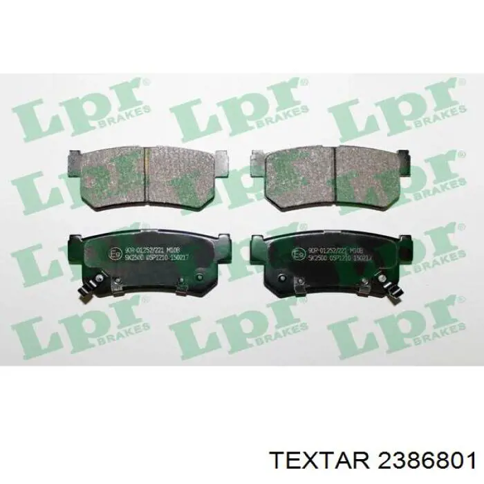 Compre 2386801 Textar Sapatas do freio dianteiras de disco
