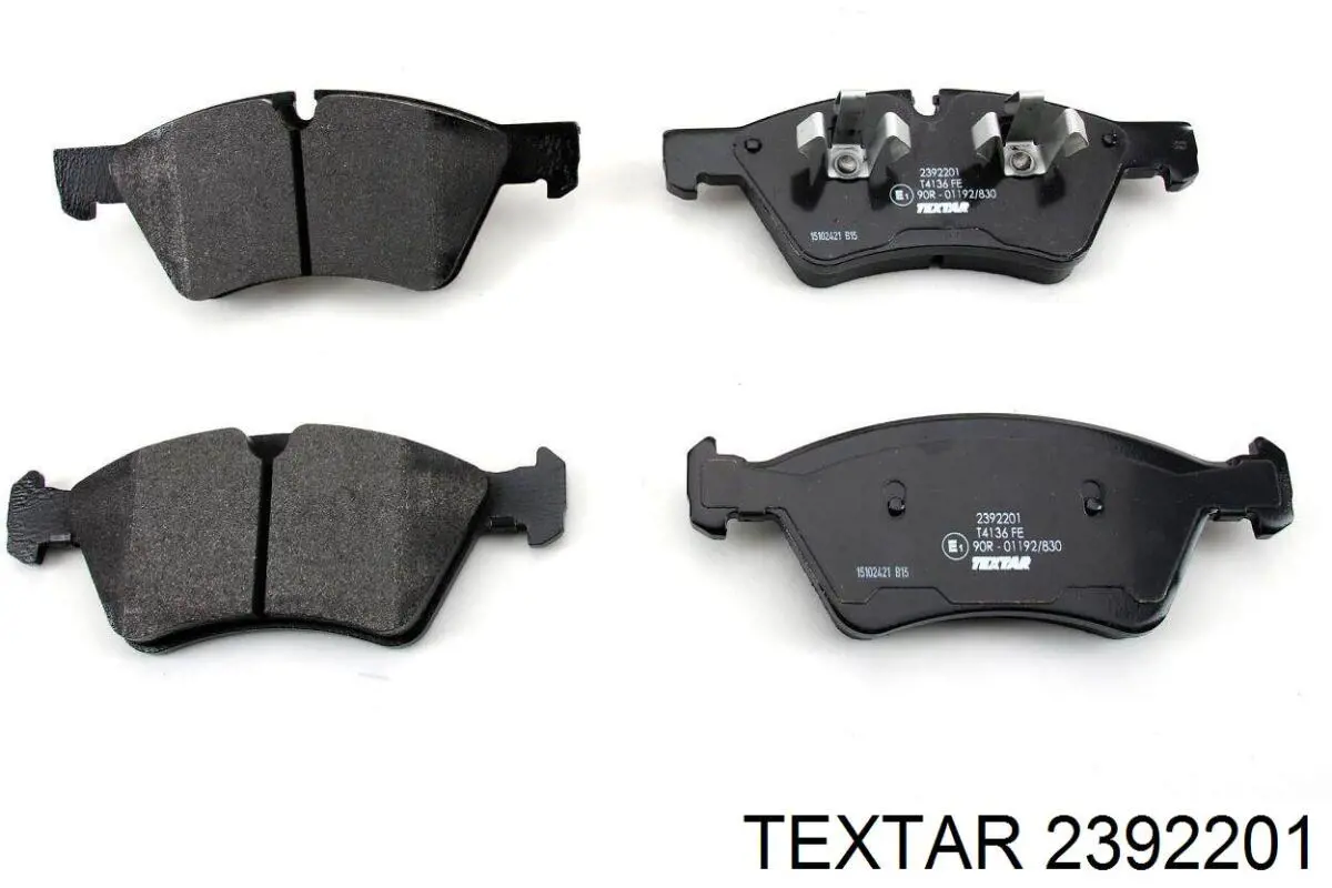 Compre 2392201 Textar Sapatas do freio dianteiras de disco