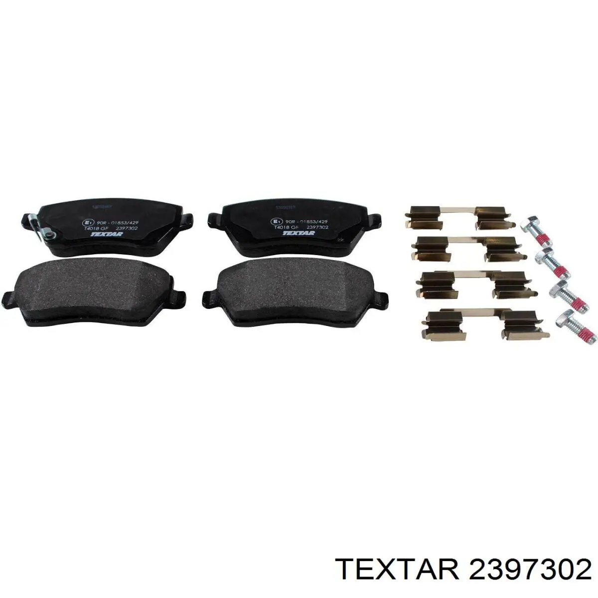 Compre 2397302 Textar Sapatas do freio dianteiras de disco